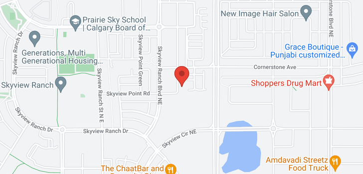 map of 151 Skyview Point Road NE